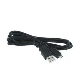 USB kabel (2.0), USB A muški - microUSB muški, 1.8m, crni