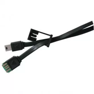 Logo USB kabel (2.0), USB A muški - miniUSB muški, 0,3 m, crni, remen za fotoaparat, POTROŠNI PRIBOR