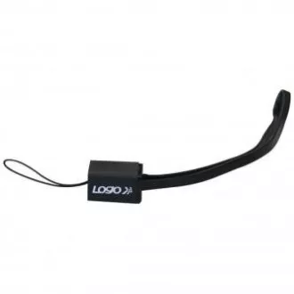 Logo USB kabel (2.0), USB A muški - miniUSB muški, 0,3 m, crni, remen za fotoaparat, POTROŠNI PRIBOR
