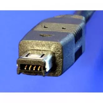 Logo USB kabel (1.1), USB A muški - 4-pinski muški, 0,7 m, namotan, crni, HIROSE