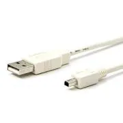 USB kabel (2.0), USB A muški - 4-pinski muški, 1,8 m, bijeli, MITSUMI, SUPPLIES