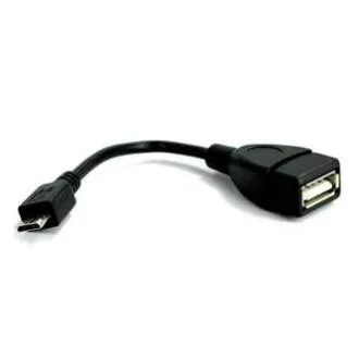 USB kabel s logom (2.0), microUSB muški - USB A ženski, 0,15 m, OTG, crni, NA AKCIJI USB kabel s logom (2.0), microUSB muški - USB A ženski, 0,15 m, OTG, crni, NA AKCIJI