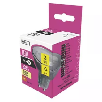 LED žarulja EMOS Lighting GU10, 220-240V, 3W, 345lm, 3000k, toplo bijela, 30000h, Classic MR16 52x50x50mm LED žarulja EMOS Lighting GU10, 220-240V, 3W, 345lm, 3000k, toplo bijela, 30000h, Classic MR16 52x50x50mm