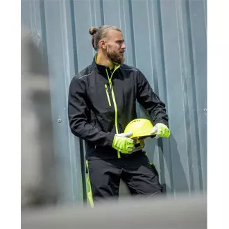 Softshell jakna ARDON®VISION crno-žuta | H9198/
