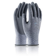 ARDON®NATURE TOUCH 07/S umočene rukavice - s prodajnom etiketom - sive 07-SPE | A8080/07-SPE