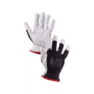 Kombinirane rukavice TECHNIK PLUS, crno-bijele, vel Kombinirane rukavice TECHNIK PLUS, crno-bijele, vel