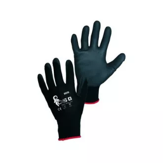 Obložene rukavice BRITA BLACK, crne, vel Obložene rukavice BRITA BLACK, crne, vel