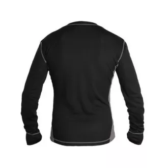 Majica COOLDRY, funkcionalna, dugih rukava, muška, crno-siva, vel