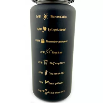 Motivacijska sportska boca 3 u 1, 2000 ml + 900 ml + 300 ml