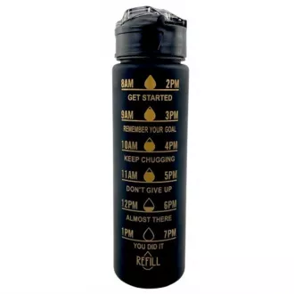 Motivacijska sportska boca 3 u 1, 2000 ml + 900 ml + 300 ml