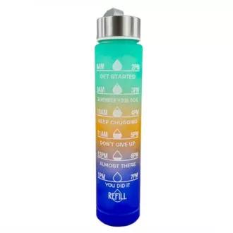 Motivacijska sportska boca 3 u 1, 2000 ml + 900 ml + 300 ml