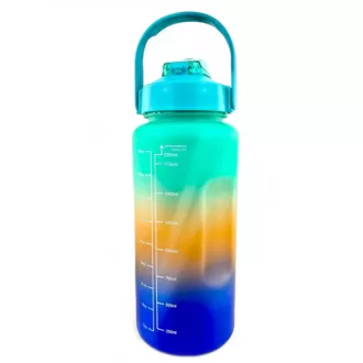Motivacijska sportska boca 3 u 1, 2000 ml + 900 ml + 300 ml