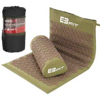 Akupresurna PREMIUM prostirka za vježbanje s jastukom 67x42x2 cm