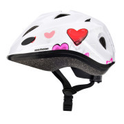 Biciklistička kaciga MTR APPER, HEARTS, bijela