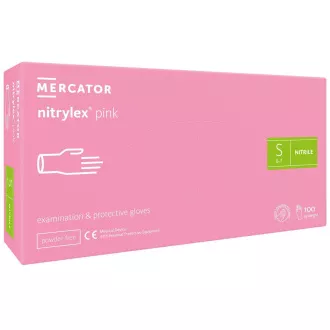 NITRYLEX PINK - Nitrilne rukavice (bez pudera) ružičaste, 100 kom.