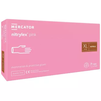 NITRYLEX PINK - Nitrilne rukavice (bez pudera) ružičaste, 100 kom.