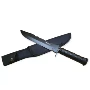 Taktički nož MILITARY FINKA SURVIVAL 35 cm crno/srebrni