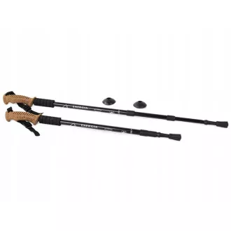 Štapovi za nordijsko hodanje s ergonomskom ručkom od pluta, 135 cm, 2 kom.