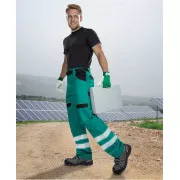 ARDON®COOL TREND hlače s refleksom. pruge zelene | H8934/
