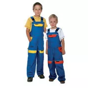 Dječje hlače s oprsnikom ARDON®COOL TREND plavo-crvene | H8702/