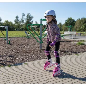 Roleri 4u1 Enero KIDS - roza-bijeli