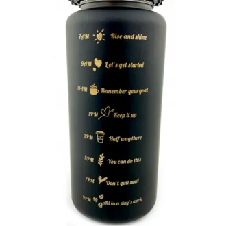 Motivacijska sportska boca 3 u 1, 2000 ml + 900 ml + 300 ml