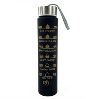 Motivacijska sportska boca 3 u 1, 2000 ml + 900 ml + 300 ml