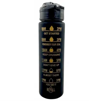 Motivacijska sportska boca 3 u 1, 2000 ml + 900 ml + 300 ml