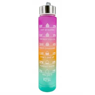Motivacijska sportska boca 3 u 1, 2000 ml + 900 ml + 300 ml