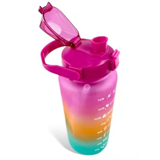 Motivacijska sportska boca 3 u 1, 2000 ml + 900 ml + 300 ml