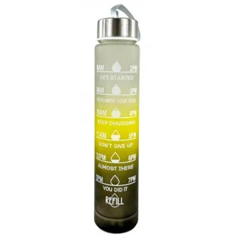 Motivacijska sportska boca 3 u 1, 2000 ml + 900 ml + 300 ml