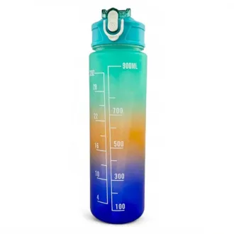 Motivacijska sportska boca 3 u 1, 2000 ml + 900 ml + 300 ml