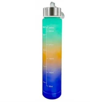 Motivacijska sportska boca 3 u 1, 2000 ml + 900 ml + 300 ml