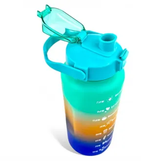 Motivacijska sportska boca 3 u 1, 2000 ml + 900 ml + 300 ml