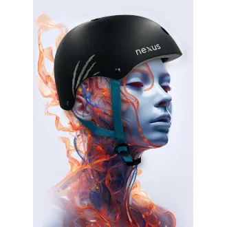 SKITT Freestyle kaciga NEXUS Edition, antracit Monster