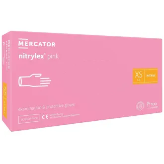 NITRYLEX PINK - Nitrilne rukavice (bez pudera) ružičaste, 100 kom.