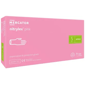 NITRYLEX PINK - Nitrilne rukavice (bez pudera) ružičaste, 100 kom.