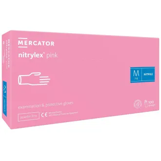 NITRYLEX PINK - Nitrilne rukavice (bez pudera) ružičaste, 100 kom.