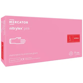 NITRYLEX PINK - Nitrilne rukavice (bez pudera) ružičaste, 100 kom.
