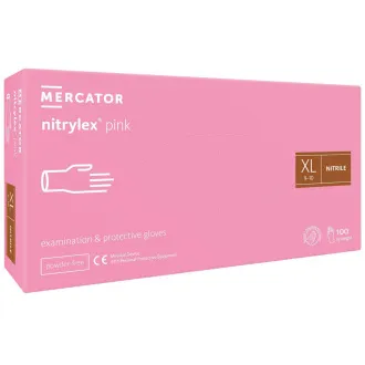 NITRYLEX PINK - Nitrilne rukavice (bez pudera) ružičaste, 100 kom.