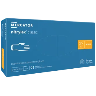 NITRYLEX CLASSIC - Nitrilne rukavice (bez pudera) plave, nesterilne - 100 kom. NITRYLEX CLASSIC - Nitrilne rukavice (bez pudera) plave, nesterilne - 100 kom.