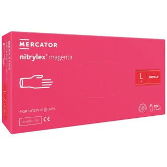 NITRYLEX MAGENTA - Nitrilne rukavice (bez pudera), 100 kom