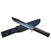 Taktički nož MILITARY FINKA SURVIVAL 35 cm crno/srebrni