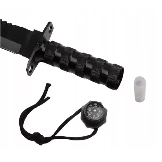 Taktički nož MILITARY FINKA SURVIVAL 35 cm crno/srebrni Taktički nož MILITARY FINKA SURVIVAL 35 cm crno/srebrni