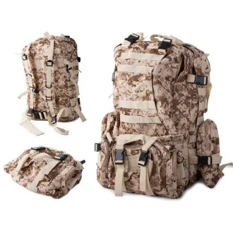 Kamuflažni ruksak Lynx, vojna kamuflaža - 48,5 l Kamuflažni ruksak Lynx, vojna kamuflaža - 48,5 l