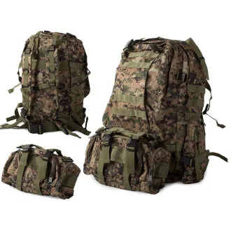 Kamuflažni ruksak Lynx, vojna kamuflaža - 48,5 l Kamuflažni ruksak Lynx, vojna kamuflaža - 48,5 l