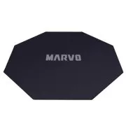 Podloga za igraću stolicu, Marvo, GM02, 1100 x 1100 x 2 mm, crna, protuklizna, PRETPRODAJA