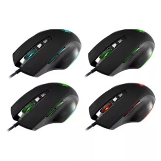 Defender Wolverine GM-700L RGB žični miš, crni, 12800 DPI