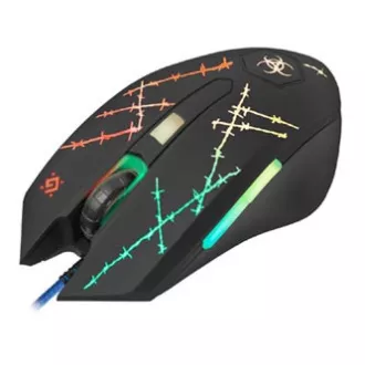 Žičani miš, Defender Forced GM-020L, crni, optički, 3200DPI Žičani miš, Defender Forced GM-020L, crni, optički, 3200DPI