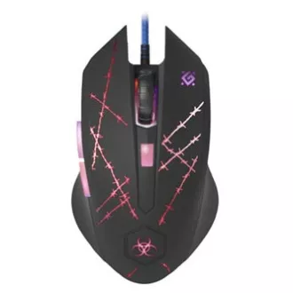 Žičani miš, Defender Forced GM-020L, crni, optički, 3200DPI Žičani miš, Defender Forced GM-020L, crni, optički, 3200DPI